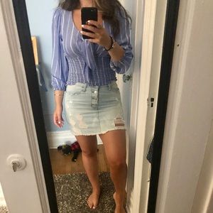 American Eagle Striped Blouse